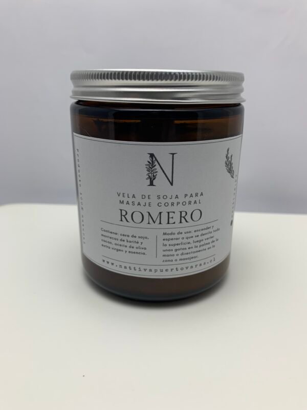 Vela Para Masaje Corporal Romero 180 Gramos - Imagen 2